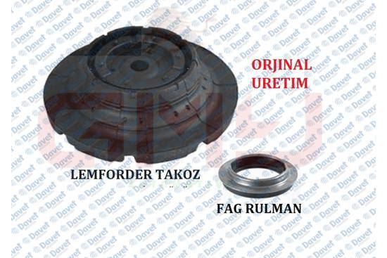 GMY G32700-OT Amortisor Takozu Kit T5 - T6 1.9 Tdi 2.5tdi Axa Axb Axc Axd Brs 03 > {Fag Rulman + Lemforder Takoz}{Orjinal Uretim}